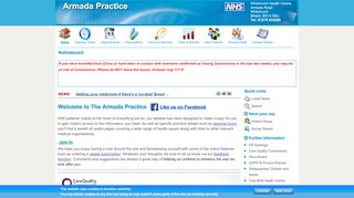 
                            8. Armada Practice - Information about the doctors surgery opening ...