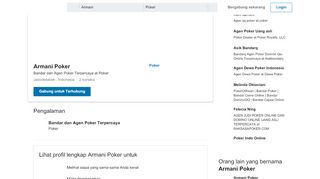 
                            3. Armani Poker - Bandar dan Agen Poker Terpercaya - Poker | LinkedIn