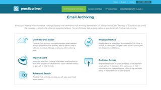 
                            11. Armazenamento de Email - PracticalHost Brasil