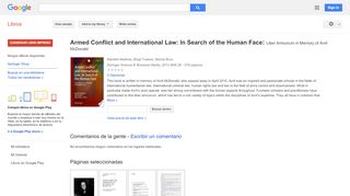 
                            5. Armed Conflict and International Law: In Search of the Human Face: ... - Resultado de Google Books