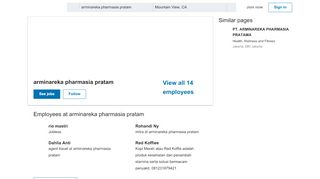 
                            11. arminareka pharmasia pratam | LinkedIn