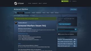 
                            9. Armored Warfare Steam FAQ :: Armored Warfare General Discussions