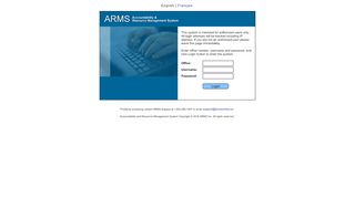 
                            10. ARMS Online - Accountability and Resource Management System