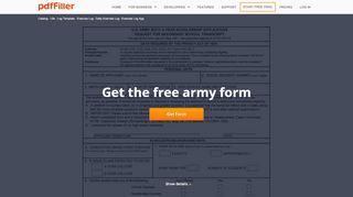
                            5. Army Application Form Download - Fill Online, Printable, Fillable ...