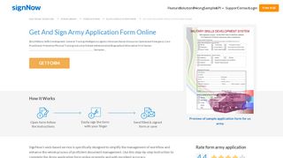 
                            6. Army application form online | SignNow - Fill Out and Sign Printable ...