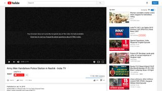 
                            11. Army Men Vandalises Police Station in Nashik - India TV - YouTube