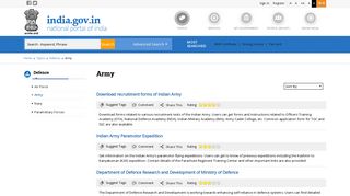 
                            12. Army | National Portal of India