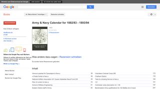 
                            4. Army & Navy Calendar for 1882/83 - 1893/94