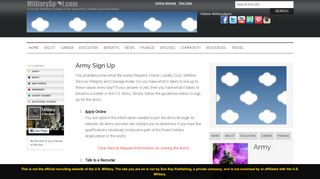 
                            2. Army Sign Up - MilitarySpot.com