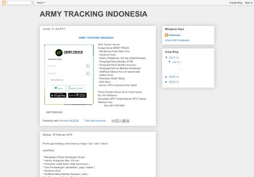 
                            5. ARMY TRACKING INDONESIA