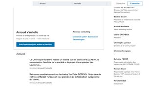 
                            12. Arnaud Vanhelle - CEO - Advance consulting | LinkedIn