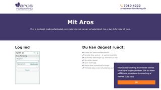 
                            6. Aros Forsikring - Mit Aros - Login