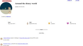 
                            2. Around the disney world - GeoGuessr - Let's explore the world!