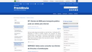 
                            7. Arquivado em: extrato - Previdência Social