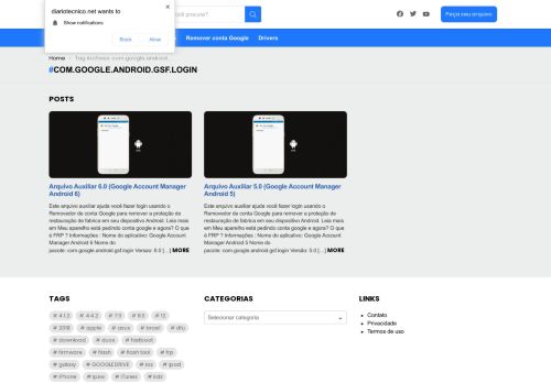 
                            4. Arquivos com.google.android.gsf.login - Diário Técnico