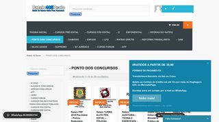 
                            9. Arquivos - PONTO DOS CONCURSOS – Rateio 40 Reais