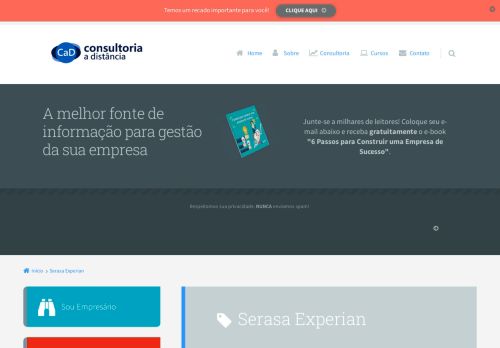 
                            4. Arquivos Serasa Experian - Consultoria a Distância