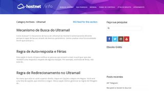 
                            8. Arquivos Ultramail - Hostnet Hostnet