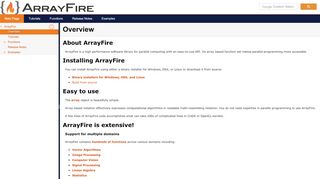 
                            4. ArrayFire