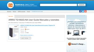 
                            13. ARRIS TG1662G-NA User Guide manuales