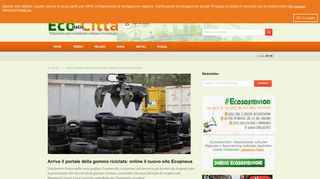 
                            10. Arriva il portale della gomma riciclata: online il nuovo sito Ecopneus ...