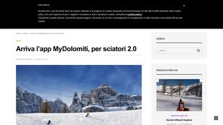 
                            6. Arriva l'app MyDolomiti, per sciatori 2.0 | Action Magazine