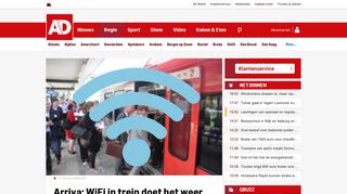 
                            7. Arriva: WiFi in trein doet het weer, maar niet overal | Rivierenland | AD.nl