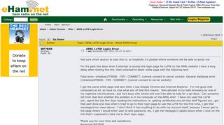 
                            11. ARRL LoTW LogIn Error - eHam