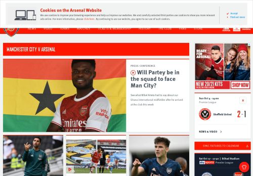 
                            1. Arsenal.com - Homepage