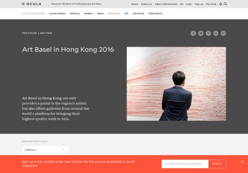 
                            11. Art Basel in Hong Kong 2016 | Ocula