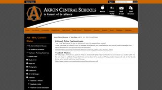 
                            8. Art - Mrs. Cornell-Slater / Yearbook - Links - Akron Central Schools