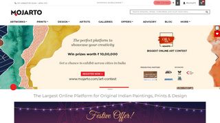 
                            2. Art Online: Buy Paintings, Prints, Collectibles & Jewelry Online | Mojarto