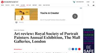 
                            7. Art review: Royal Society of Portrait Painters Annual Exhibition, The ...