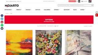
                            5. Art Sale - Upto 70% off on Original Artworks & Collectibles | Mojarto Offer