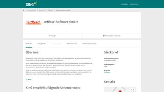 
                            6. artBase! Software GmbH als Arbeitgeber | XING Unternehmen