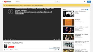 
                            13. ARTBREAK - WILL TO SURVIVE - YouTube