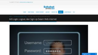 
                            1. Arti Login, Logout, dan Sign Up Dalam Web Internet | SahabatArtikel ...