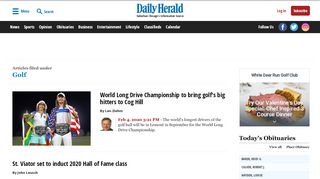 
                            11. Articles filed under Golf - Daily Herald