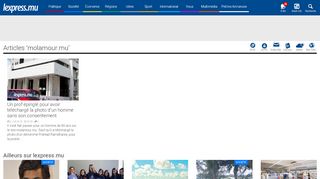
                            4. Articles 'Molamour.mu' | lexpress.mu