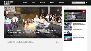 
                            11. Articles with the name Sistema Club LIA DIGITAL | Business Chief ...