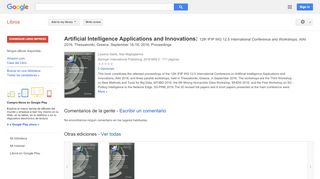
                            3. Artificial Intelligence Applications and Innovations: 12th IFIP WG ...