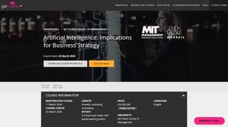 
                            4. Artificial Intelligence Course | MIT Sloan & MIT CSAIL Online Program ...