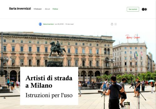 
                            11. Artisti di strada a Milano – ilaria invernizzi – Medium