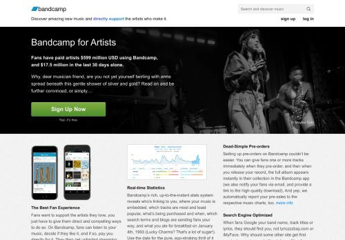 
                            4. Artists | Bandcamp