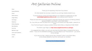 
                            1. Artists & Photographers - Create your personal Art Gallery