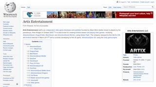 
                            12. Artix Entertainment - Wikipedia