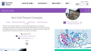 
                            8. Arts Club Theatre Company | Granville Island