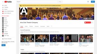 
                            4. Arts Club Theatre Company - YouTube