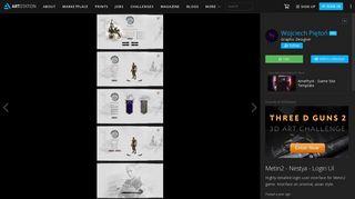 
                            11. ArtStation - Metin2 - Nestya - Login UI, Wojciech Piętoń
