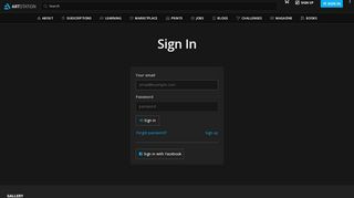 
                            2. ArtStation - Sign In